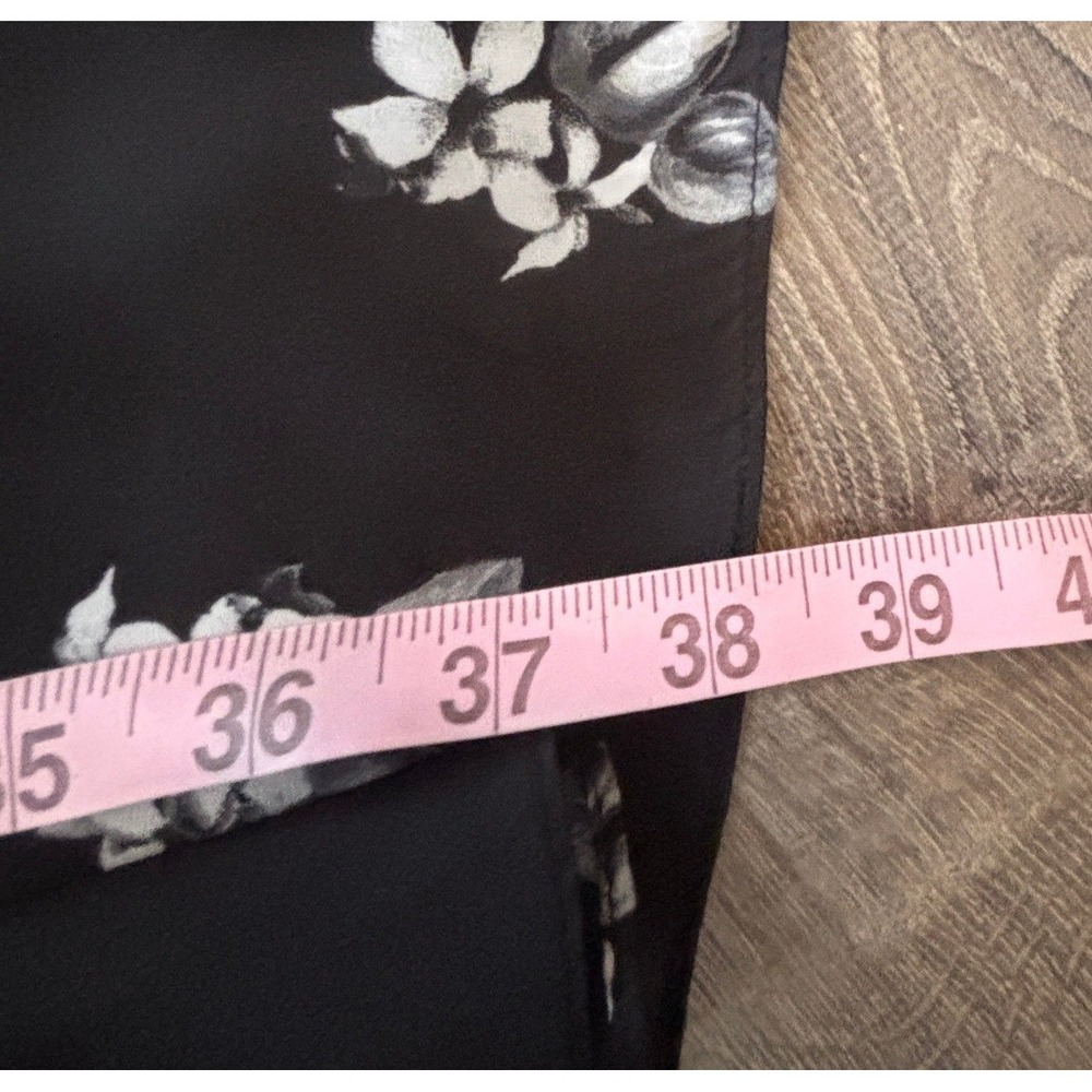 White House Black Market Floral Tiered Ruffle Dress‎ Size 8 Special Occasion - Picture 8 of 8